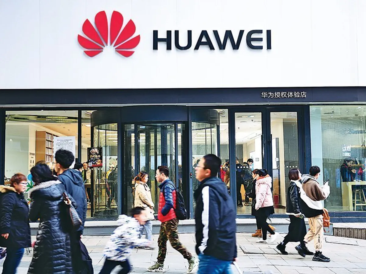 Un magazin Huawei din Shenyang