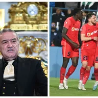 Becali și fotbaliști de la FCSB, imagine cu caracter ilustrativ - Foto: Profimedia Images/ Colaj