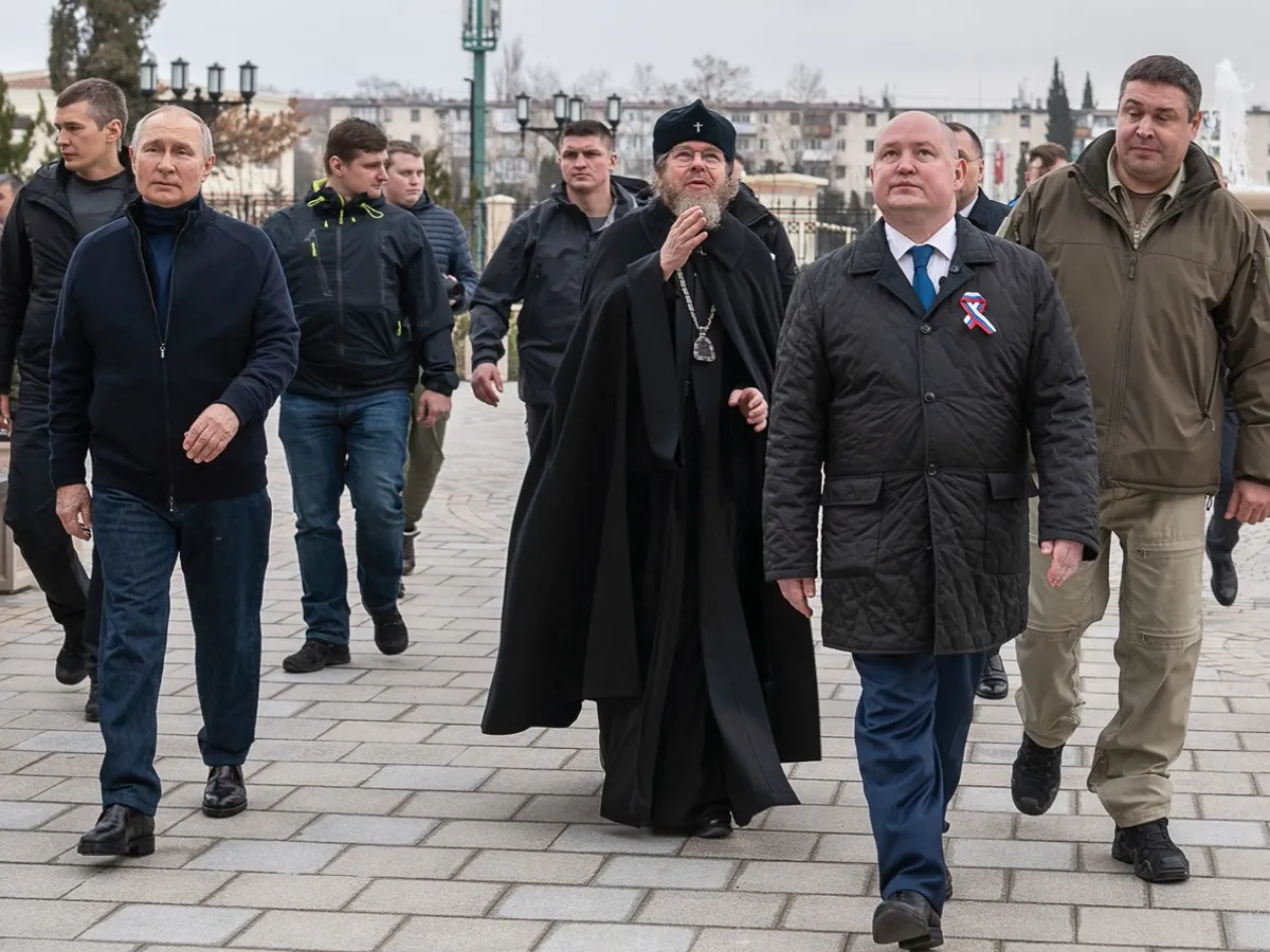 Putin a fost pe 18 martie la Sevastopol. - Foto: Profimedia Images
