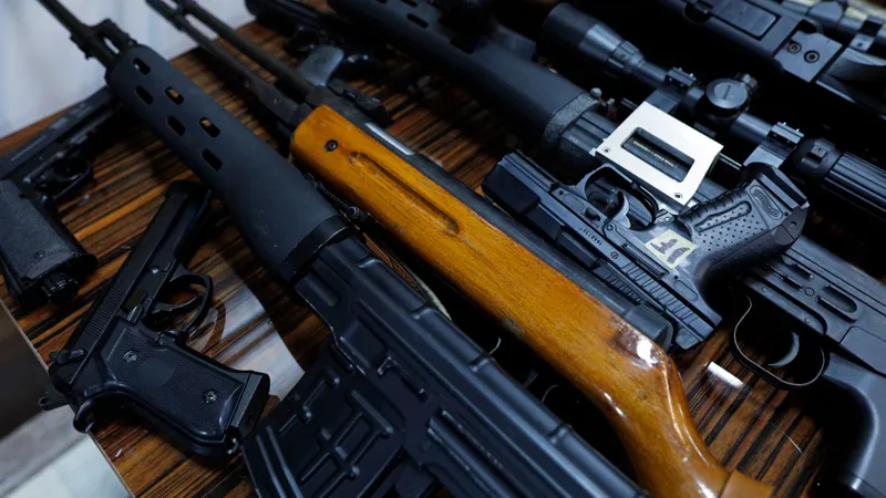 Câte arme au confiscat polițiștii de la începutul anului. Un adevărat arsenal - FOTO: Inquam Photos / Malina Norocea