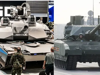 Armata de tancuri americane Abrams X vs. T-14, tancurile Rusiei. Cine câștigă? - FOTO: Profimedia