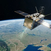 Ucraina a lansat satelitul de comunicații OBRIA NANO. Scapă de dependența de tehnologiile SUA - Foto: GomSpace