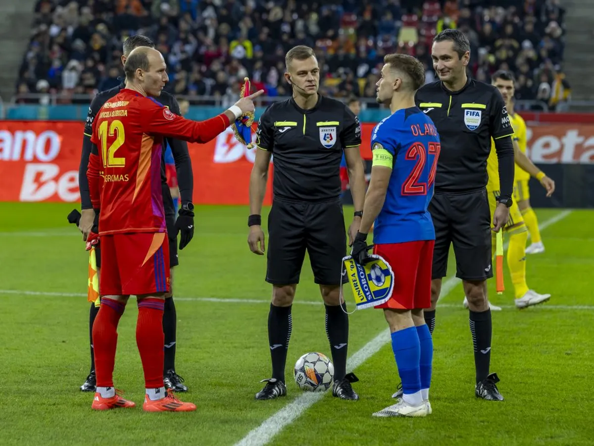 Imagine dintr--un meci de fotbal FCSB - Unirea Slobozia, din noimebrie 2024 - Foto: INQUAM PHOTOS/Gyozo Baghiu