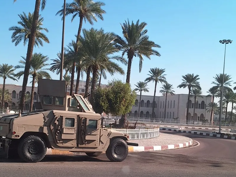 Imagini din Bagdad de unde medicii au reaptriat un român cu grave probleme de sănătate Foto: arhiva personală