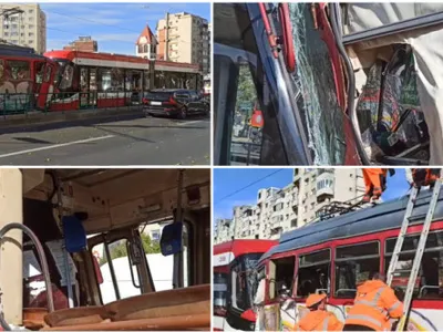 VIDEO Momente de groază: un tramvai a pornit singur din depou și a lovit tot ce i-a ieșit în cale