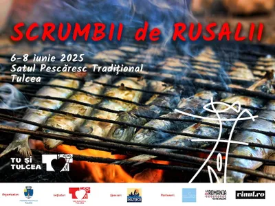 #TuȘiTulcea: Festival la „Scrumbii de Rusalii” în Satul Pescăresc Tradițional  6–8 iunie 2025