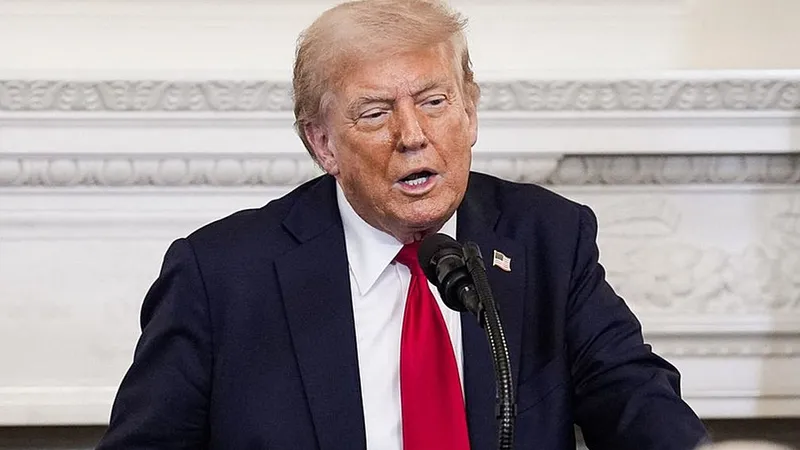 Preşedintele SUA, Donald Trump, participă la un prânz, la Casa Albă - Foto: Profimedia Images