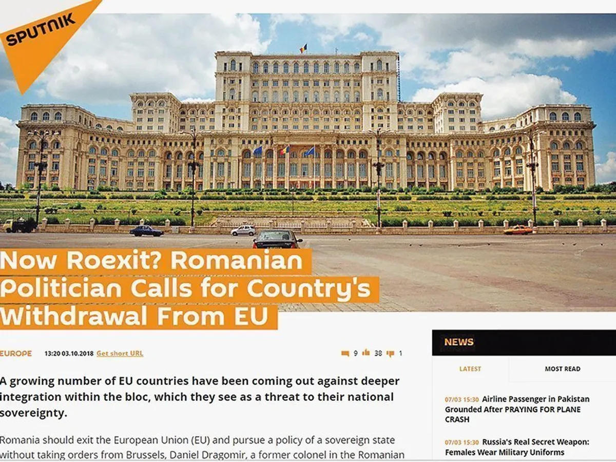 Organul de propagandă al Moscovei, Sputnik, a preluat manipularea lui Daniel Dragomir, fost ofițer SRI, cercetat penal în dosarul Black Cube, lansată în timpul dezbaterii pentru referendumul pentru familie