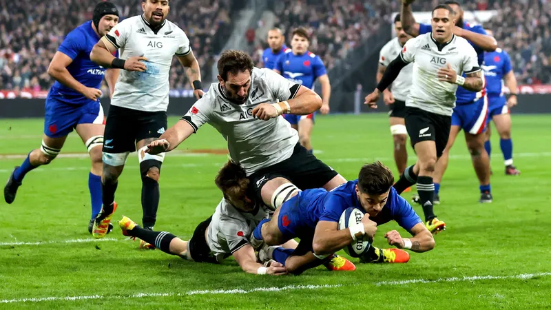 Rugby: Franţa a zdrobit Noua Zeelandă în faţa a 80.000 de spectatori. / Foto: the42.ie