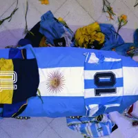 Sicriul lui Diego Maradona