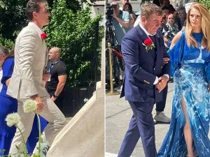 Gică Hagi și Gică Popescu și-au făcut apariția la nunta Kirei! Surorile Marilena și Luminița au întors toate privirile