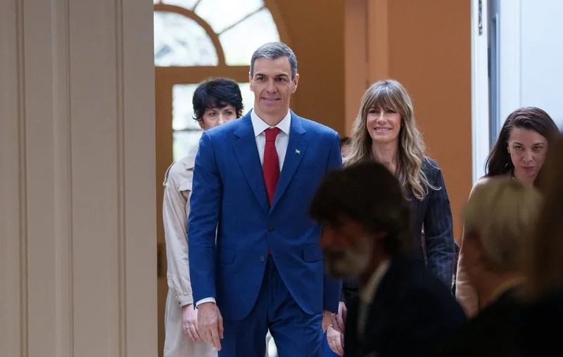 Pedro Sanchez şi soţia lui, Begona Gomez - Foto: Profimedia Images