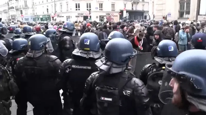 proteste în Franța Foto: Captură video Facebook