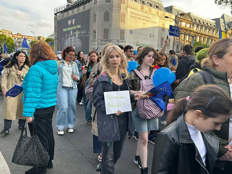 FOTO Mitinguri de amploare pro-Europa în București și în marile orașe, de 9 mai, Ziua Europei - FOTO: Newsweek (imagine cu rol ilustrativ)