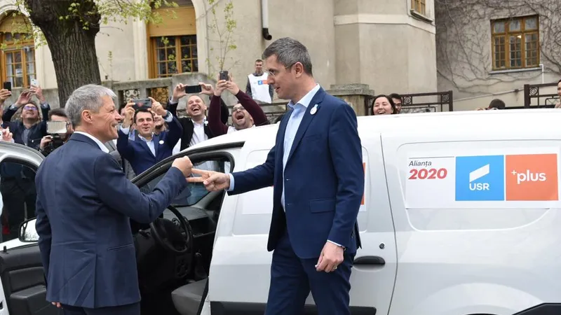 Liderii Alianței 2020 USR PLUS, Dacian Cioloș și Dan Barna