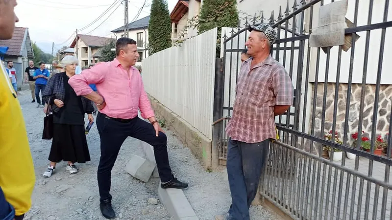 Edilul din Sângeorz își continuă netulburat campania electorală. Nici măcar o urmă de regret pentru cum și-a umilit fetița. Sursa: Facebook