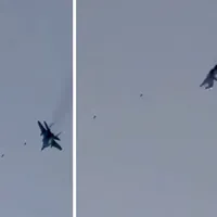 Momentul în care un MiG-29 ucrainean se rotește spectaculos în timp ce atacă pozițiile rusiei - Foto: Profimedia images