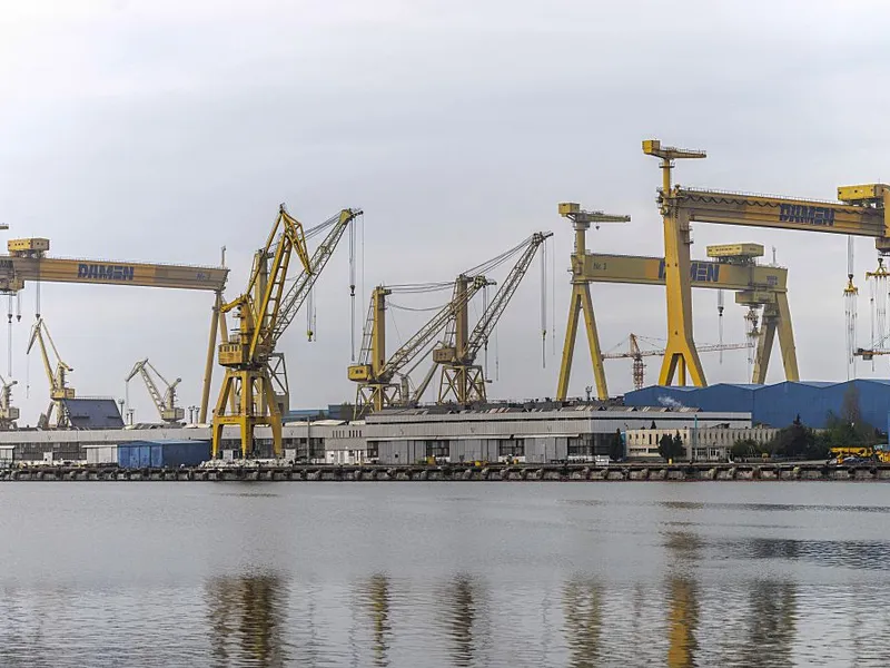 Şantierul Naval Damen Mangalia, înainte de faliment - Foto: INQUAM PHOTOS/Daniel Stoenciu