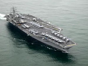 Portavionului SUA Nimitz cu temutele avioane F-18, în marș spre Orientul Mijlociu să ajute Israelul- Foto: United States Navy
