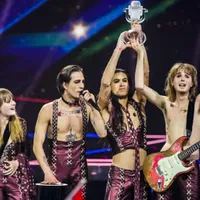 Trupa italiană de rock Maneskin a câștigat Eurovision 2021 cu „Zitti e buoni”. / Foto: theguardian.com
