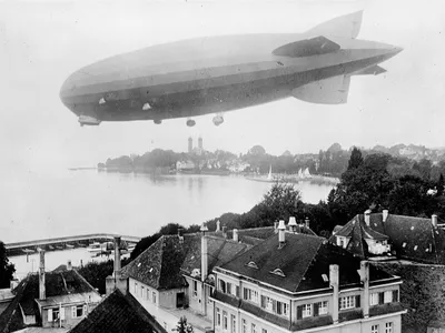 Un Zeppelin la 1900 - Foto: Profimedia (cu rol ilustrativ)