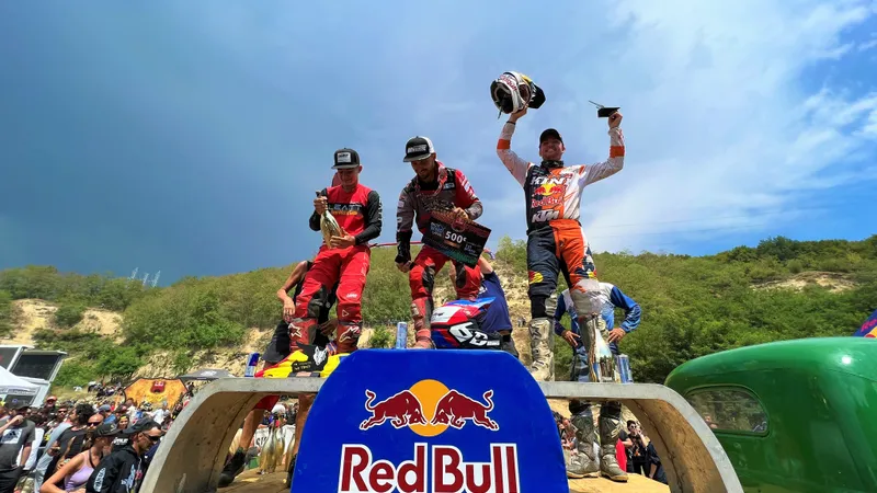 Podium clasa Bronze / Foto: Red Bull Romaniacs