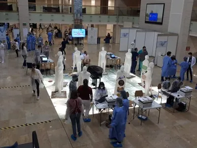 Peste 1.000 de voluntari, la Maratonul Vaccinării. Foto: RoVaccinare/Facebook