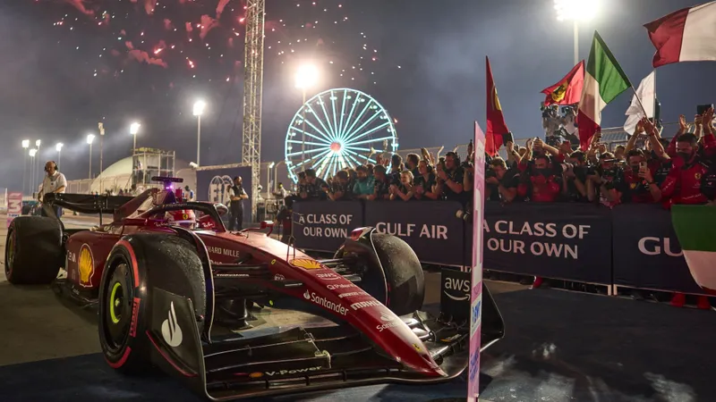 Triplă de vis pentru Ferrari, în Bahrain: pole și victorie semnate Leclerc, Sainz pe doi./ Foto: Ferrari F1, Facebook