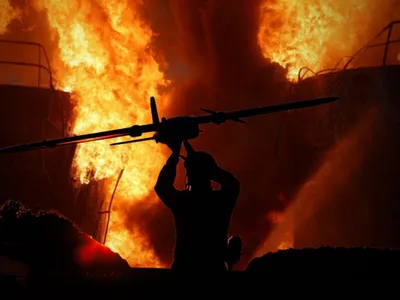 Ploaie de drone kamikaze ucrainene asupra Rusiei - Foto: Profimedia images