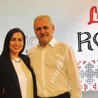 Gabriela Zoană cu idolul ei politic/FOTO: Facebook.com