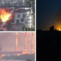 158 de drone deschid iadul în Rusia. Explozii la centrale electrice și rafinării lângă Moscova - Foto: X - Captura foto