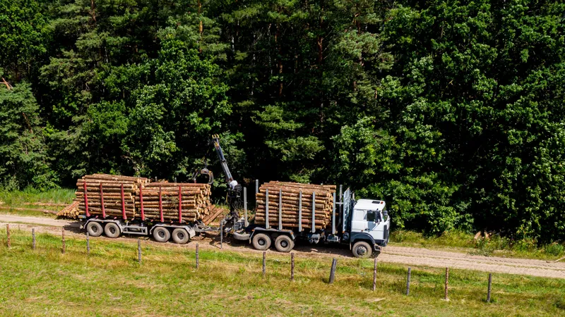 Metoda furtului de lemn „offline", prin care este înşelat sistemul SUMAL 2.0, învinsă în instanţă. / Foto: pro-lemn.ro