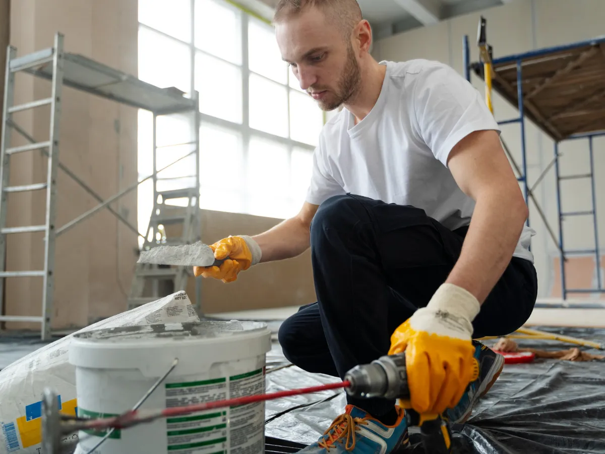 Cum să repari podelele cu un amestec sub 30 de lei. Ai nevoie de ciment și zahăr