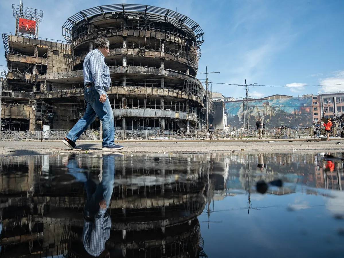 Centrul comercial din Kiev, Ucraina, la 24 mai 2026, după atacurile Rusiei asupra obiectivelor civile - Foto: Profimedia Images (imagine cu rol ilustrativ)