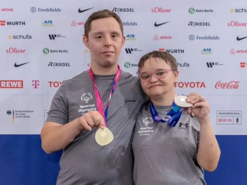 Doi români, medalii de aur și argint la Jocurile Mondiale Special Olympics de la Berlin - Foto: Special Olympics Romania