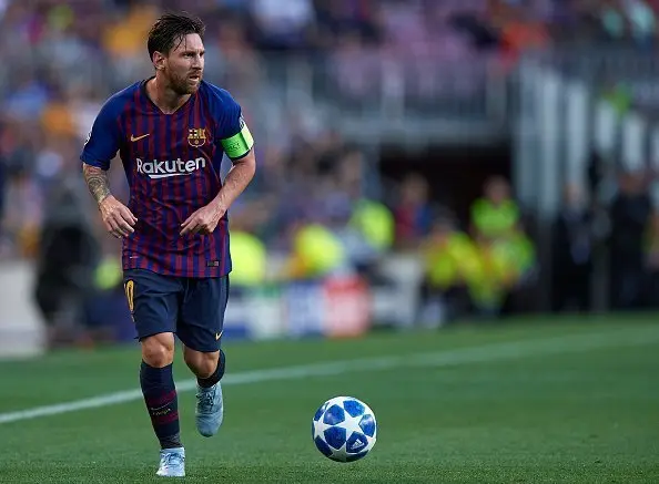 Lionel Messi a înscris trei goluri cu PSV. Foto Getty Images