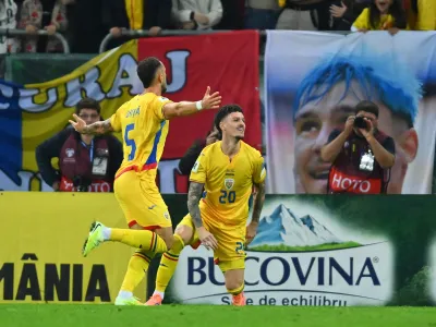 Națonala României în meciul cu Austria - Foto: Profimedia images