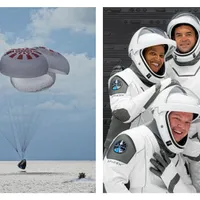 Primii turiști spațiali au revenit pe Pământ după trei zile extraterestre la bordul SpaceX. Foto: tesmanian.com