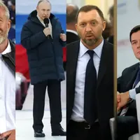 Roman Abramovich, Vladimir Putin, Oleg Deripaska și Alexei Mordashov/ Colaj foto: Business Insider