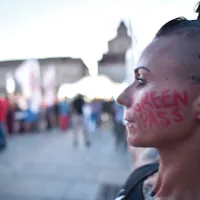 Rezistență  Proteste masive împotriva  certificatului verde  obligatoriu au avut loc  și în Italia, din august  până în octombrie - Foto: Getty Images