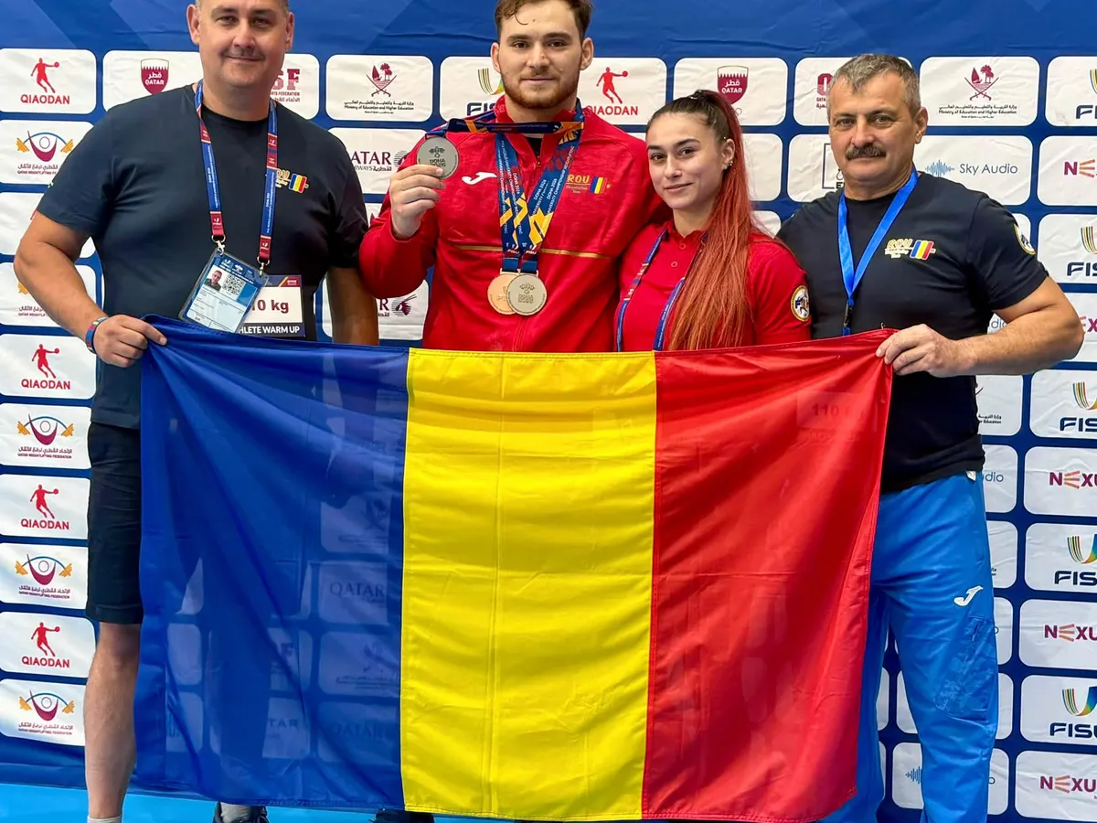 5 medalii pentru România, la Campionatele Mondiale Universitare de haltere de la Doha. Cine le-a cucerit?