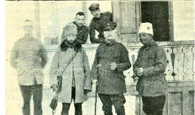 Colonelul Sturdza după dezertare