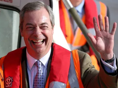Controversatul Nigel Farage, preşedintele Reform UK - Foto: Profimedia Images