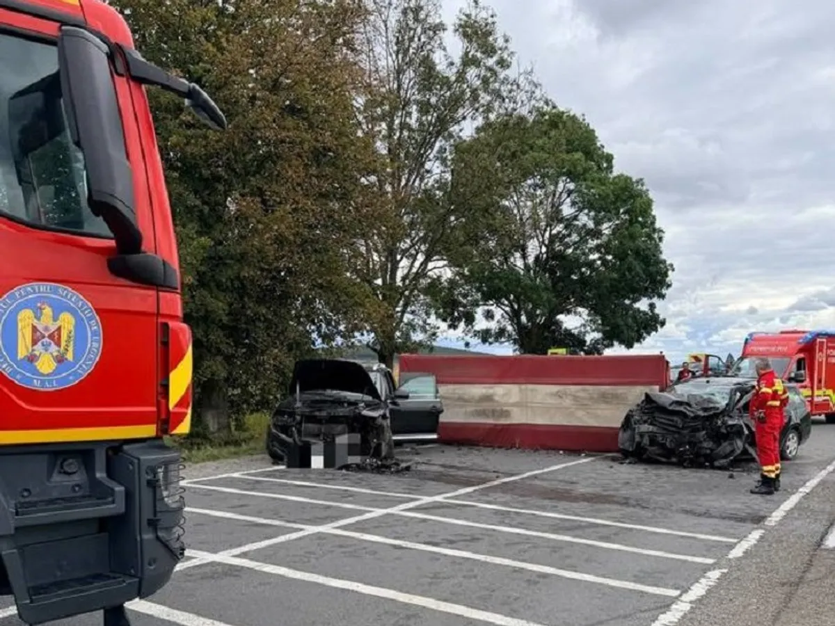 Accident rutier grav pe DN 15, în județul Mureș. Bilantul: doi morți și patru răniți