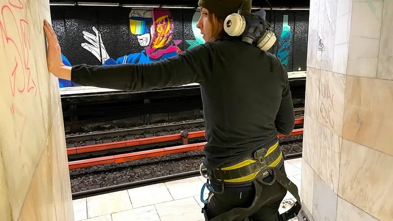 Mai multe stații de metrou din București, transformate în galerii de artă subterană. / Foto: news.ro