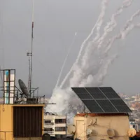 Mişcarea islamistă Hamas, aflată la putere în Fâşia Gaza, a trecut o ''linie roşie'' după ce a lansat rachete luni seara asupra Israelului. / Foto: agerpres.ro