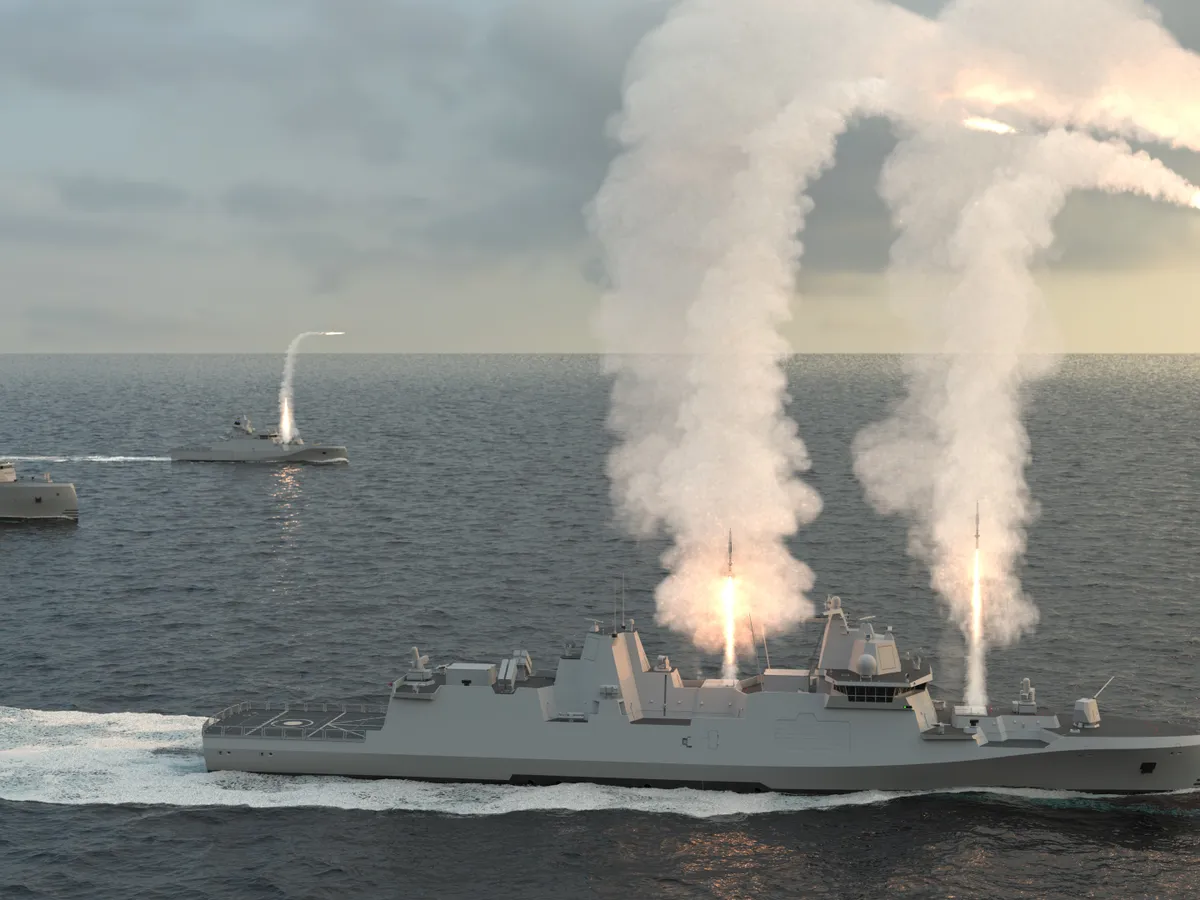 O nouă fregată pentru apărarea Europei. Lansează 64 de rachete Tomahawk contra Zircon și Onix ale Rusiei - Foto: x/@RheinmetallAG