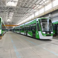 Tramvaiele Imperio făcute de Astra Vagoane Călători la Arad, licențiate de Siemens Mobility - Foto: Facebook/Astra Vagoane Călători S.A.