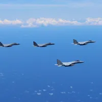 Opt avioane de vânătoare chineze și o dronă au intrat în spațiul aerian al Taiwanului - FOTO: Profimedia