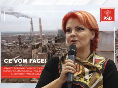 OLguța Vasilescu a promis modernizarea Electrocentrale Craiova - Foto: PSD Craiova / INQUAM PHOTOS